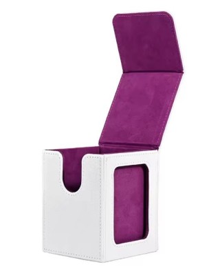 Boîte TCG Blanc/Violet Format Commander - Protection Premium | ALPHA GAME