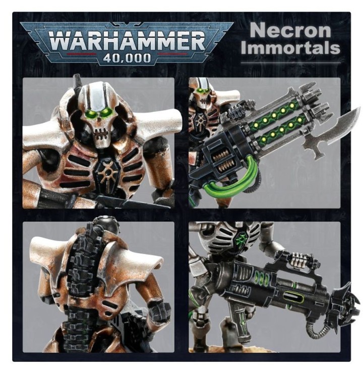 Necrons : Immortels - Unité de Base Élite Warhammer 40k | ALPHA GAME