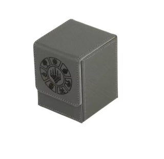 Boîte TCG Noir Logo Rangement 60+ Cartes Premium | ALPHA GAME